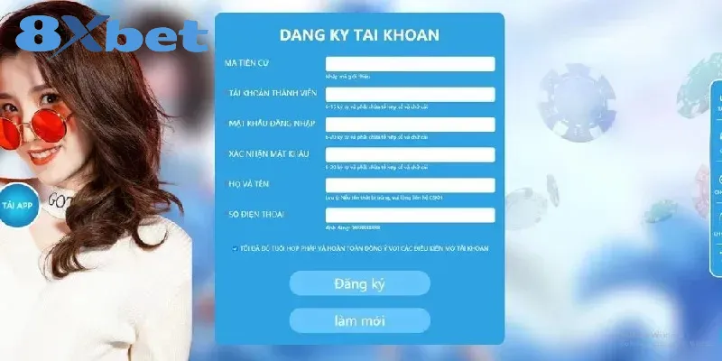 Biểu mẫu đăng ký tài khoản